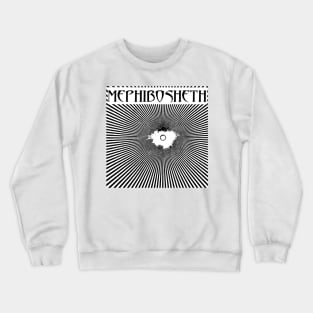 Meshuggah Album Cover Parody Mephibosheth Metal Logo Crewneck Sweatshirt